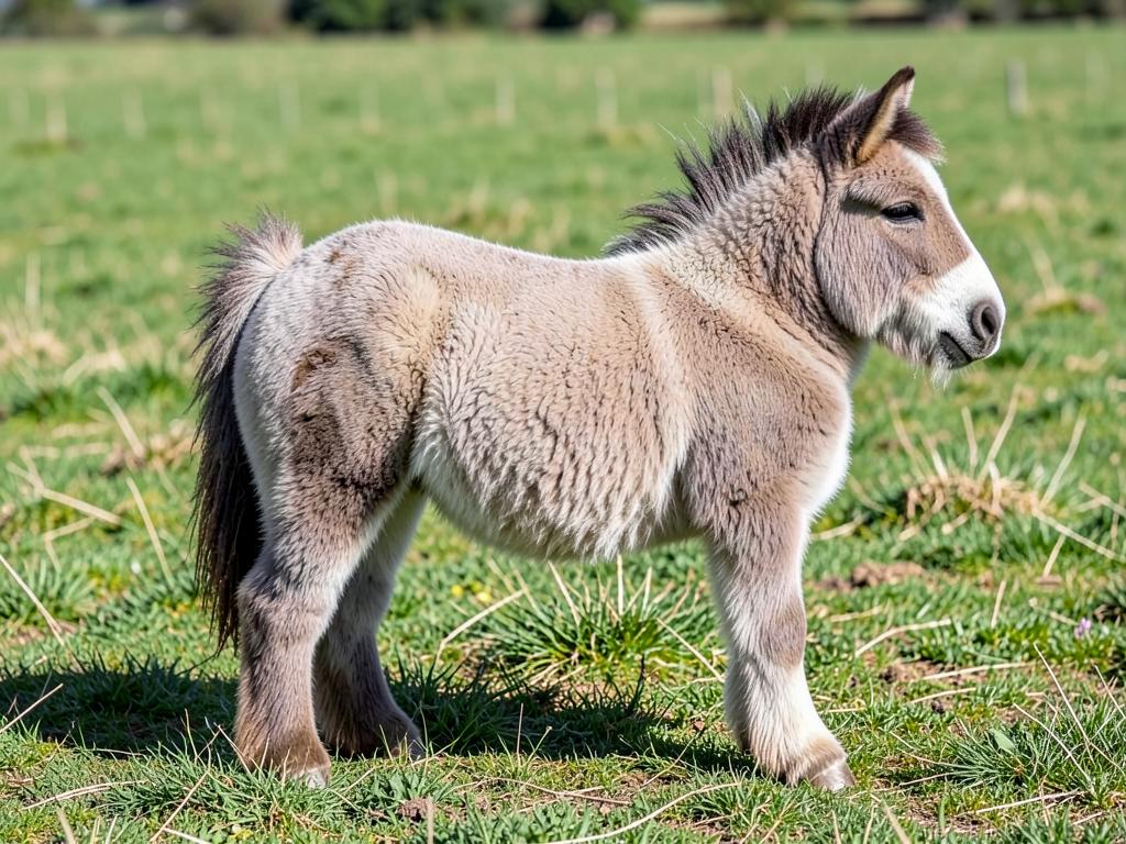 Pony Shetland: cavallo della razza Pony Shetland in ripresa laterale